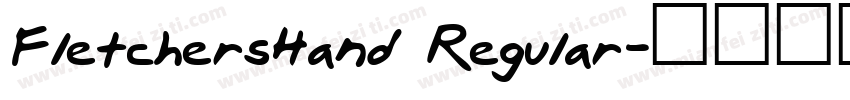 FletchersHand Regular字体转换